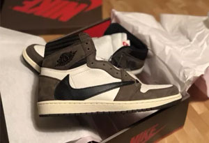 AJ1 X Travis Scott开箱测评 AJ1 x TS上脚如何搭配